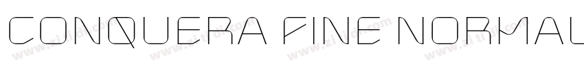 CONQUERA FINE NORMAL字体转换